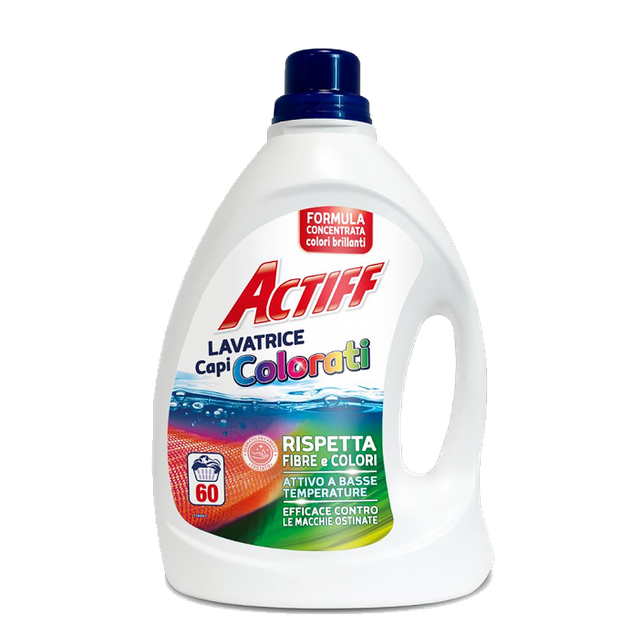 Гель для прання ACTIFF Lavatrice Colore Washing Liquid для догляду за кольоровим одягом, 3000 мл