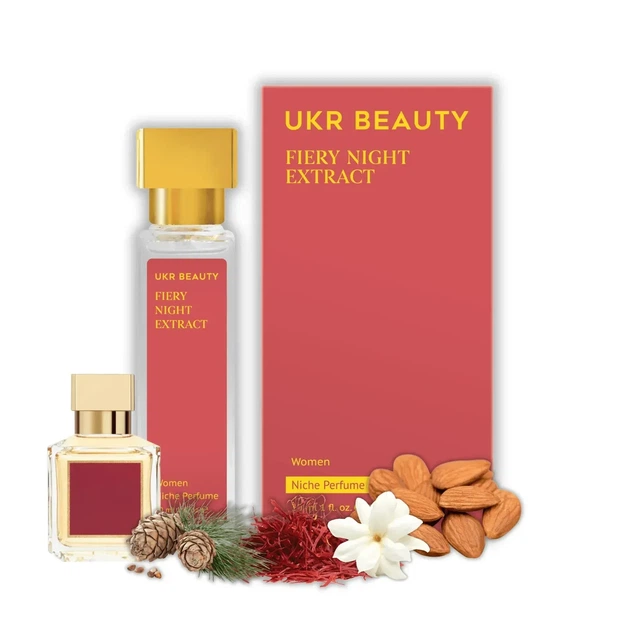Жіночі парфуми UKR BEAUTY Fiery Night (Вогняна ніч) Extract, 30 мл - Фото 1 Жіночі парфуми UKR BEAUTY Fiery Night (Вогняна ніч) Extract, 30 мл - зображення 1
