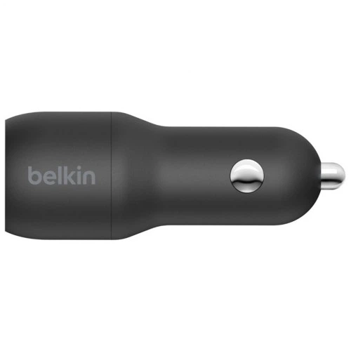 Зарядное устройство Belkin Car Charger (24W) Dual USB-A, USB-A - USB-C, 1m, black (CCE001BT1MBK) Belkin CCE001BT1MBK 925292 - изображение 3