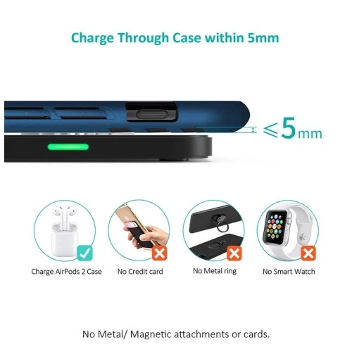 Зарядное устройство Choetech Wireless 10W black (T511-S) Choetech T511-S 925848 - изображение 4