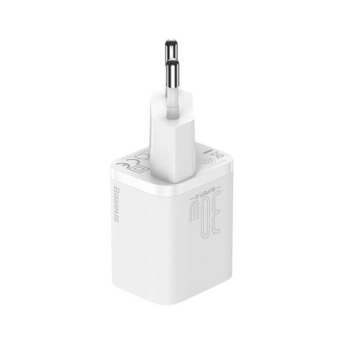 Зарядний пристрій Baseus Super Si quick charger IC 30W white (CCSUP-J02) Baseus CCSUP-J02 925652 - Фото 3 Зарядний пристрій Baseus Super Si quick charger IC 30W white (CCSUP-J02) Baseus CCSUP-J02 925652 - зображення 3