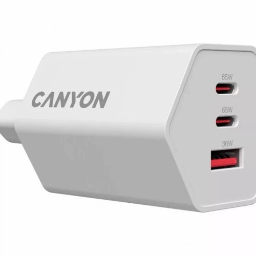 Зарядний пристрій Canyon HEXAGON 65 GaN 65W 2xPD 1xQC EU White (CND-CHAHEX65W) CANYON CND-CHAHEX65W 925527 - Фото 5 Зарядний пристрій Canyon HEXAGON 65 GaN 65W 2xPD 1xQC EU White (CND-CHAHEX65W) CANYON CND-CHAHEX65W 925527 - зображення 5