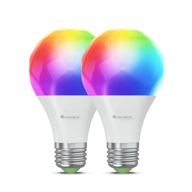 Умная лампа Nanoleaf Matter WiFi E27 RGB+White 1000лм 16млн цветов 9W 2шт N7501B02-2A60E - изображение 2