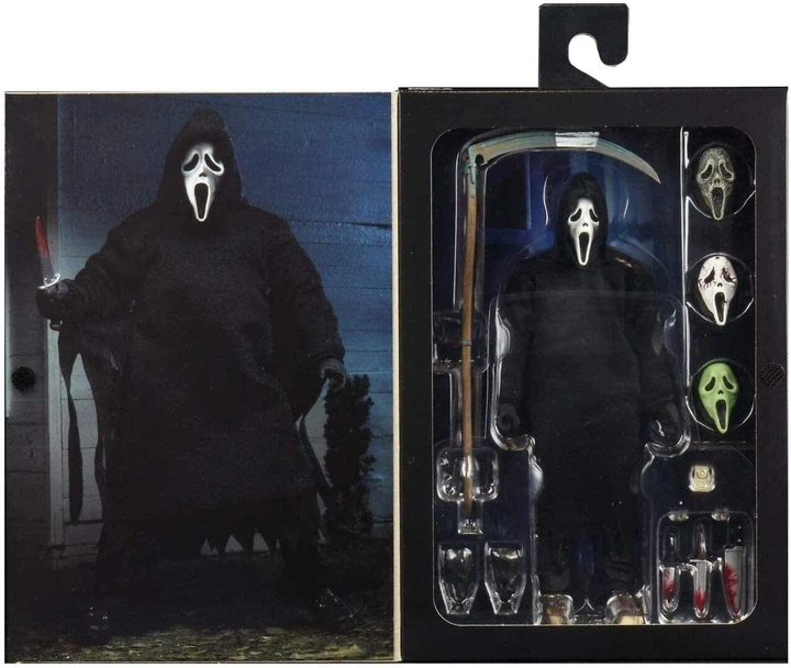 Коллекционная фигурка Ghostface — призрачное лицо из фильма «Крик» (Ultimate NECA, 18 см) - изображение 5