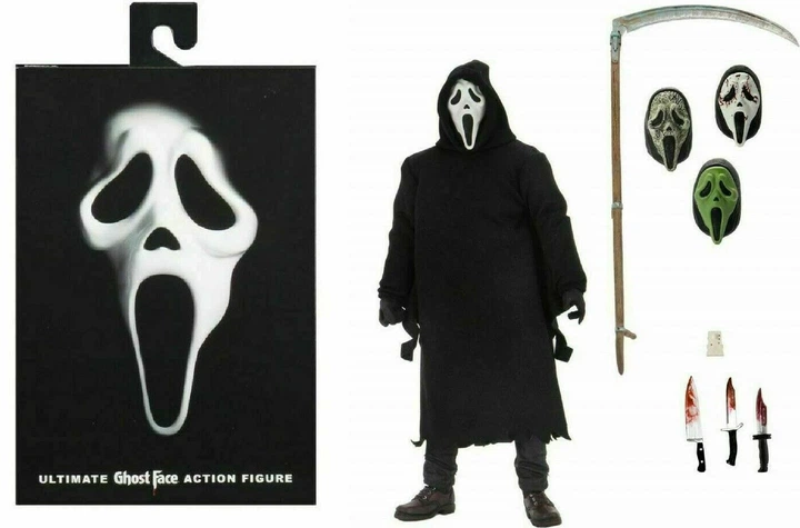 Коллекционная фигурка Ghostface — призрачное лицо из фильма «Крик» (Ultimate NECA, 18 см) - изображение 11