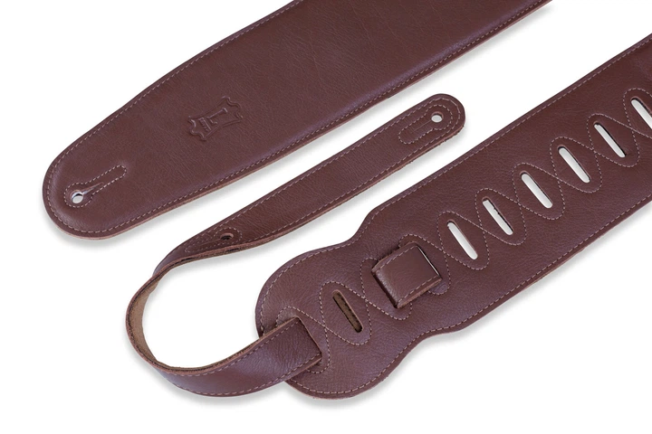 Ремень для гитары LEVY'S M4GF-BRN Heritage Crafted Series (Brown) - Фото 3 Ремень для гитары LEVY'S M4GF-BRN Heritage Crafted Series (Brown) - изображение 3
