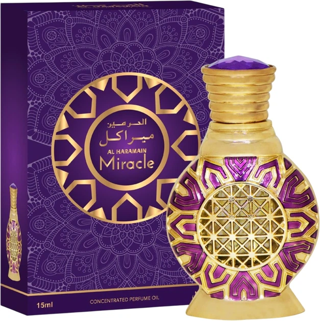 Парфумована олія унісекс Al Haramain Miracle 15 мл (6291100130436) - зображення 2