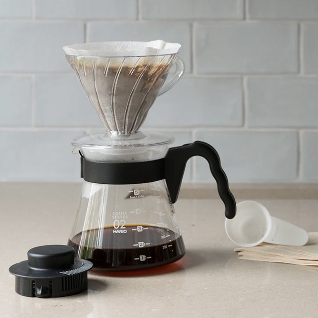 Набор Hario Craft V60 02 для фильтра кофе с сервером 700 мл и фильтрами - изображение 4