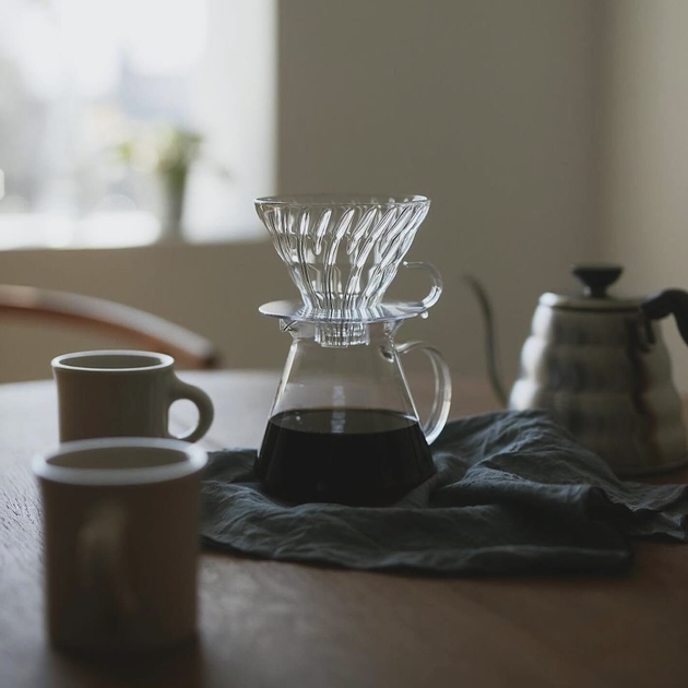 Набор Hario V60 Glass 02 для фильтра кофе с графином и фильтрами - изображение 7
