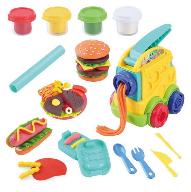 Набір для творчості PlayGo Фуд-трак 4 баночки (4892401082541) - зображення 2