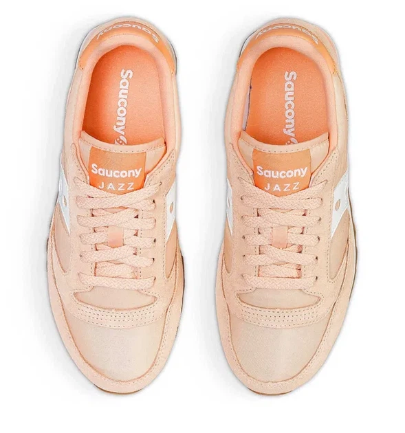 Жіночі зручні кросівки Saucony Jazz Original S1044-690 снікерси замшеві повсякденні Розмір 44.5 персикового кольору - изображение 4