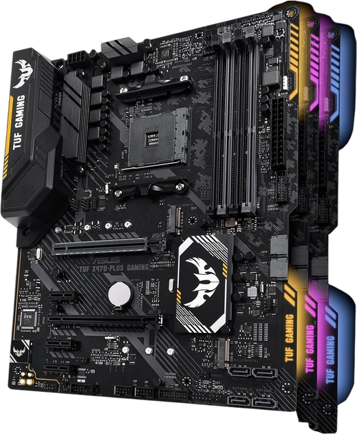 Материнська плата Asus X470-Plus TUF Gaming Socket AM4 (TUF X470-PLUS GAMING) Б/В - зображення 2