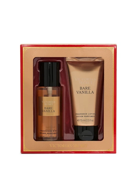 Подарочный набор спрей мист + лосьон Victoria's Secret Bare Vanilla 2-Piece Mist & Lotion Duo Gift Set, 75 мл + 75 мл - Фото 1 Подарочный набор спрей мист + лосьон Victoria's Secret Bare Vanilla 2-Piece Mist & Lotion Duo Gift Set, 75 мл + 75 мл - изображение 1