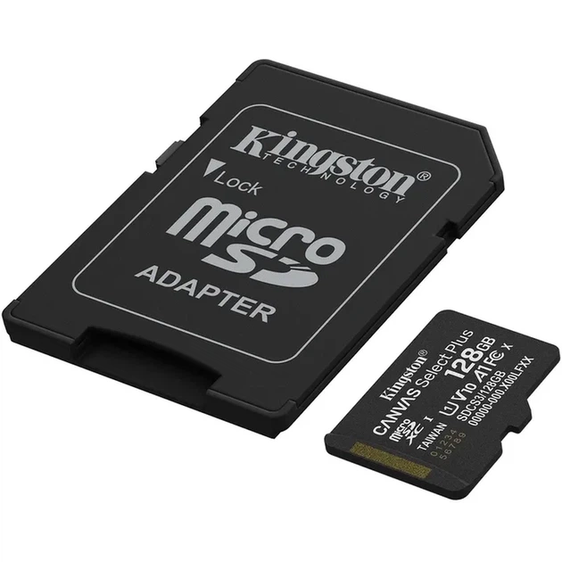 Карта пам`яті Kingston microSDXC 128GB Canvas Select Plus Gen3+ SDCS3/128GB - изображение 2