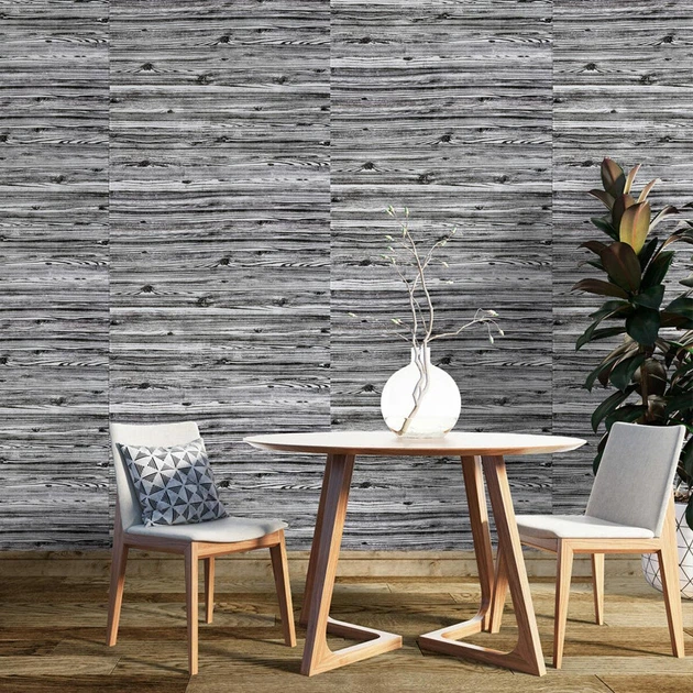 3D панель самоклеюча Sticker Wall SW-00000019 700х700х4 мм дерево коричнева - зображення 5