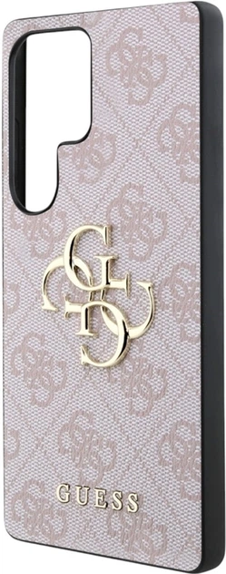 Etui Guess 4G Big Metal Logo do Samsung Galaxy S25 Ultra Pink (GUHCS25L4GMGPI) - obraz 6