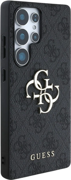 Etui Guess 4G Big Metal Logo do Samsung Galaxy S25 Ultra Black (GUHCS25L4GMGGR) - obraz 4