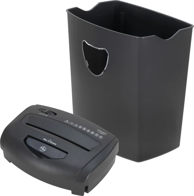 Шредер Adler AD 1038 Grey (ad_1038g) - зображення 5