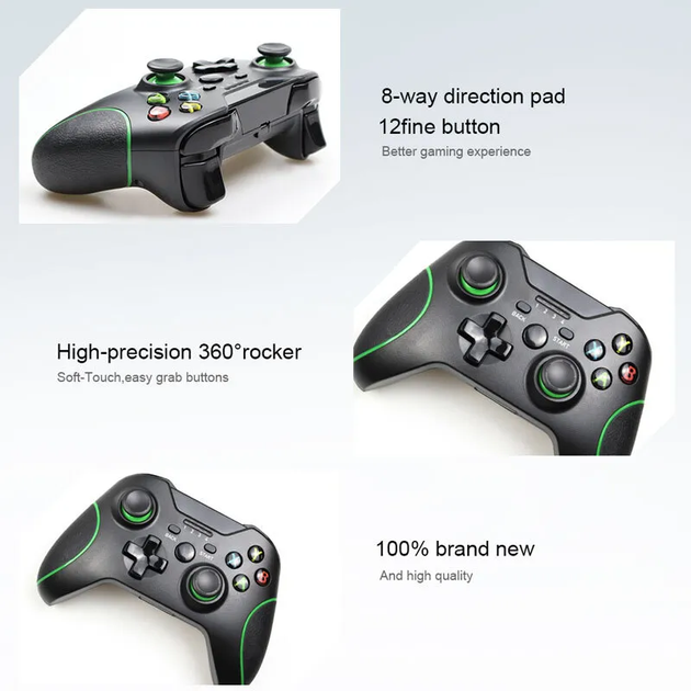 Игровой беспроводной геймпад Gemix X-ONE 2,4G, Bluetooth, Android, iOS Black - изображение 8