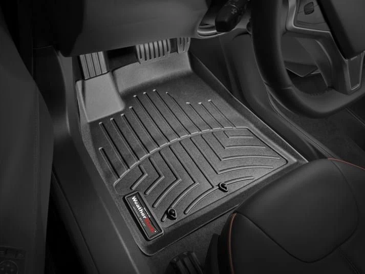 Килимки Weathertech Black для Tesla Model S (mkI)(2 fixings)(1 row) 2012-2014 (WT 444581) - зображення 2