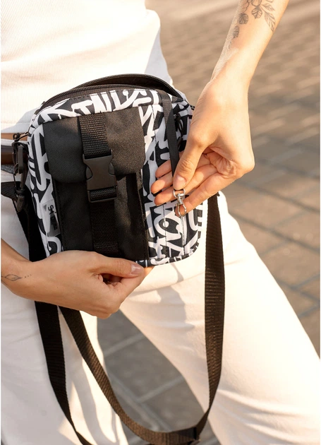 Сумка жіноча Sambag TEL "GRAPHITY" 17 х 17 х 6 см (70151715) - зображення 7