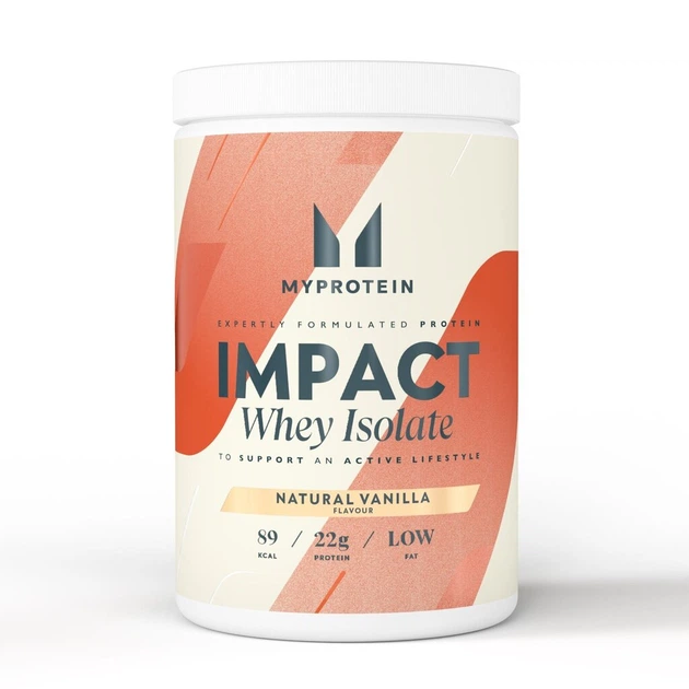Низьковуглеводний Ізолят Сироваткового Протеїну Myprotein Impact Whey Isolate - 480г Ваніль (5059883468594) - Фото 1 Низьковуглеводний Ізолят Сироваткового Протеїну Myprotein Impact Whey Isolate - 480г Ваніль (5059883468594) - зображення 1