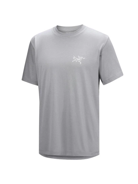 Футболка чоловіча Arc'teryx Kragg Supima Cotton Bird Word XL Сірий X00000953310 - Фото 5 Футболка чоловіча Arc'teryx Kragg Supima Cotton Bird Word XL Сірий X00000953310 - зображення 5