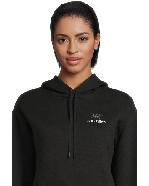 Кофта женские Arc'teryx Emblem Fleece Hoodie M Чорний X00000978602 - изображение 4