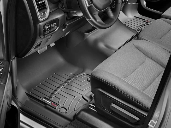 Килимки Weathertech Black для Dodge Ram (mkV) 2019→ (Quad/Crew Cab)(без PTO)(3 місця)(1 ряд) (WT 4414301) - изображение 2