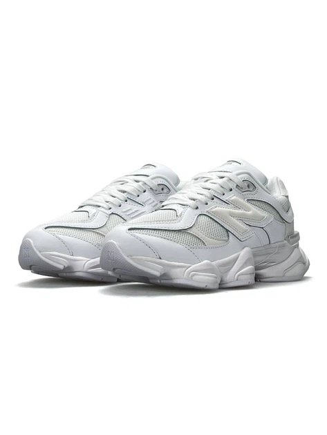 Женские кроссовки повседневные NB 9060 Full White 38 (24,0 см) Белый - Фото 4 Женские кроссовки повседневные NB 9060 Full White 38 (24,0 см) Белый - изображение 4