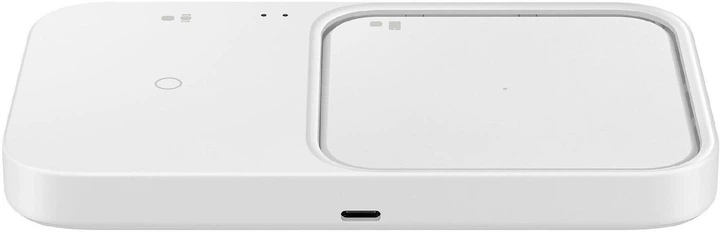 Бездротовий зарядний пристрій Samsung 15W Wireless Charger Duo (w/o TA) White (Phone + Galaxy Watch / Galaxy Buds) (EP-P5400BWRGRU) - зображення 4