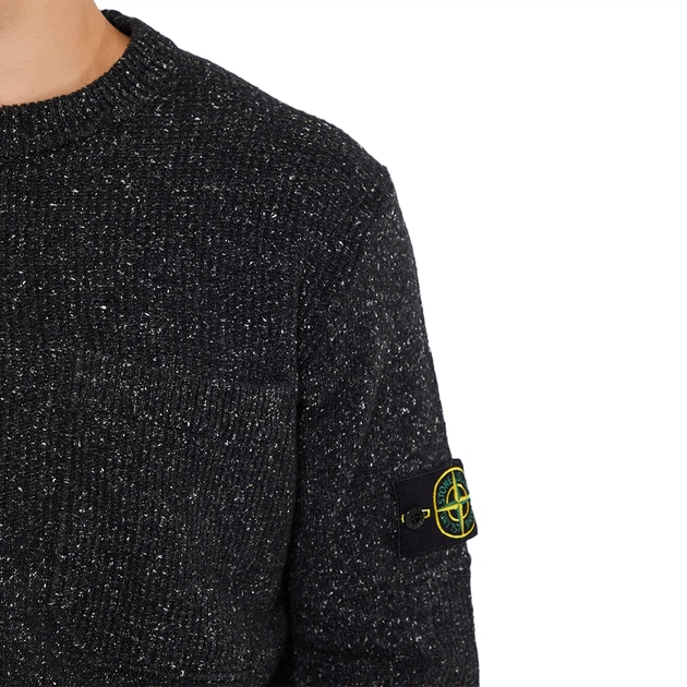 Stone Island Maglia Wool Crewneck 'Black' (8115562B1-V0029) - зображення 5