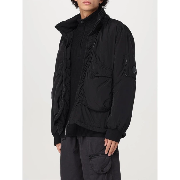 Куртка C.P. Company Chrome-R Body Zippers Padded Jacket L(17CMOW089A005904G-999) - изображение 4