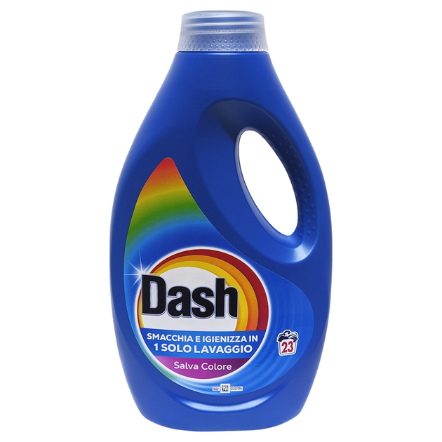 Рідкий засіб для прання кольорових речей DASH lav liq base color23 прання 1035 мл. - Фото 1 Рідкий засіб для прання кольорових речей DASH lav liq base color23 прання 1035 мл. - зображення 1