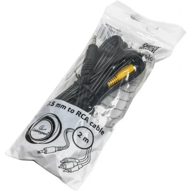 Кабель мультимедийный Jack 3.5mm male 4-pin to 3RCA 2.0m (MX-00006231) - Фото 2 Кабель мультимедийный Jack 3.5mm male 4-pin to 3RCA 2.0m (MX-00006231) - изображение 2