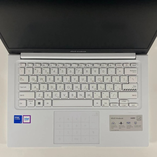 Ультрабук Asus VivoBook X1404V / 14" (1920x1080) IPS / Intel Core 5-120U (10 (12) ядер по 1.4 - 5.0 GHz) / 16 GB DDR4 / 256 GB SSD / Intel Graphics / WebCam / HDMI б/у - изображение 3