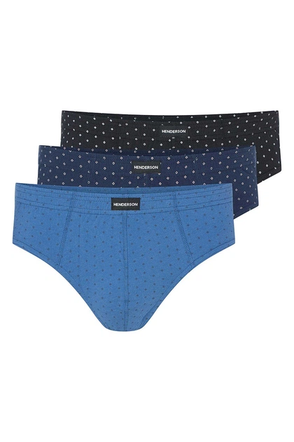Труси сліп, 3 штуки Henderson 54(2XL) Мікс (133998) - Фото 1 Труси сліп, 3 штуки Henderson 54(2XL) Мікс (133998) - зображення 1