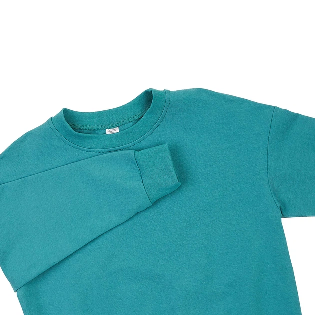 Світшот Garnamama Basic Sweatshirt 2-х нитка 140 Зеленый (1013222.1303605) - изображение 3