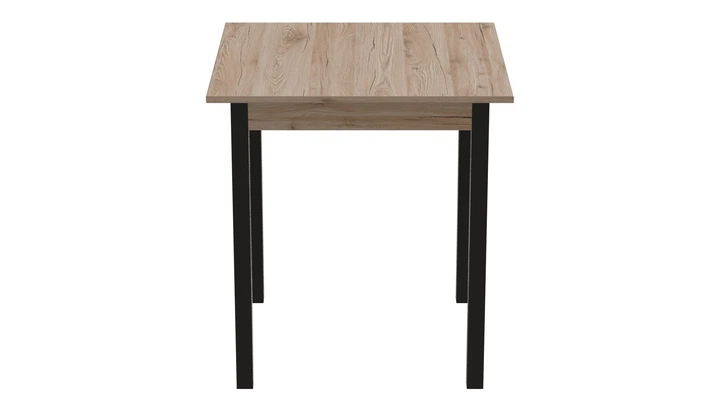 Стол кухонный Ferrum-decor Агата 75x80x80 Черный ДСП Дуб Сан-Марино 16мм (AGA0016) - Фото 3 Стол кухонный Ferrum-decor Агата 75x80x80 Черный ДСП Дуб Сан-Марино 16мм (AGA0016) - изображение 3