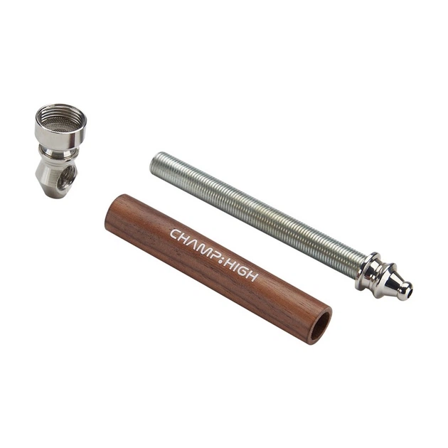 Трубка для курения Champ High Metal-Wooden Pipe 12 см (40506190) - изображение 2