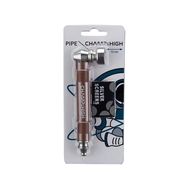 Трубка для курения Champ High Metal-Wooden Pipe 12 см (40506190) - изображение 4