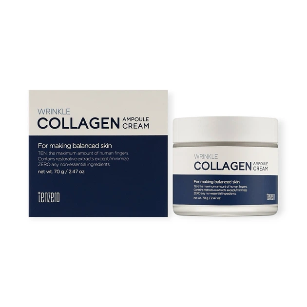 Крем Tenzero для лица Wrinkle Collagen Ampoule с коллагеном увлажняющий 70г - Фото 1 Крем Tenzero для лица Wrinkle Collagen Ampoule с коллагеном увлажняющий 70г - изображение 1