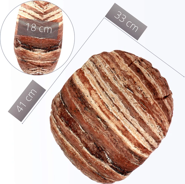 Декоративна подушка Kadax Perote у формі каменя 33 x 41 см (5903699414583) - зображення 2