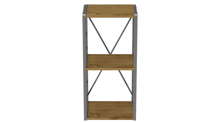 Этажерка Ferrum-decor Конект 73x34x28 см Дуб Артизан (XK00267) - Фото 3 Этажерка Ferrum-decor Конект 73x34x28 см Дуб Артизан (XK00267) - изображение 3