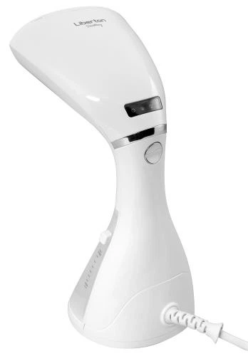 Відпарювач Liberton LHS-6904, White, 1600W, постійна пара 25 г/хв, 3 режими, об'єм бака для води 280мл, LED-дисплей, паровий удар, вертикальне та горизонтальне відпарювання, кліпса для брюк+щітка, антикрапля - изображение 4