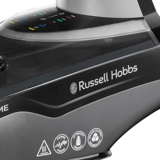 Утюг с паром Russell Hobbs Colour Control Supreme 25400-56 - Фото 6 Утюг с паром Russell Hobbs Colour Control Supreme 25400-56 - изображение 6