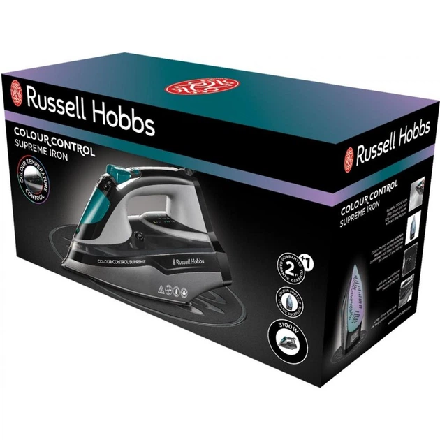 Утюг с паром Russell Hobbs Colour Control Supreme 25400-56 - Фото 10 Утюг с паром Russell Hobbs Colour Control Supreme 25400-56 - изображение 10