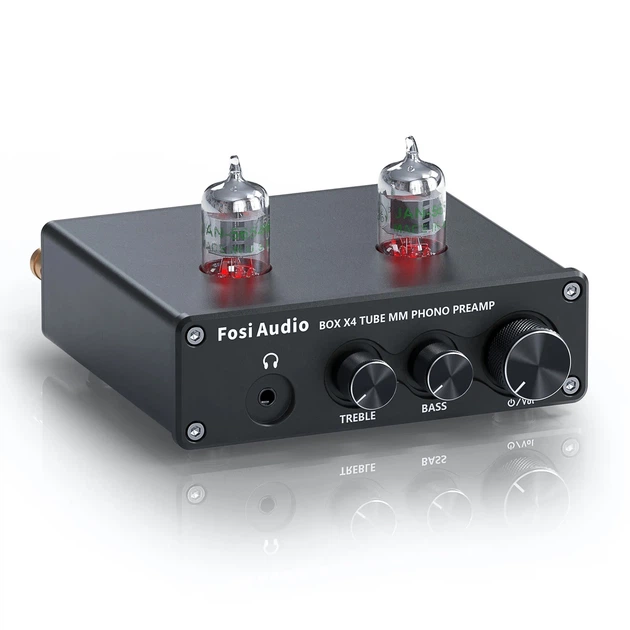 Передпідсилювач звуку Fosi Audio BOX X4 black + блок живлення 12V - Фото 1 Передпідсилювач звуку Fosi Audio BOX X4 black + блок живлення 12V - изображение 1