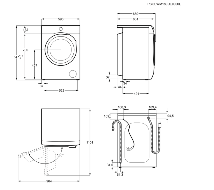 Пральна машина AEG L7FEC41PSC - Фото 2 Пральна машина AEG L7FEC41PSC - зображення 2
