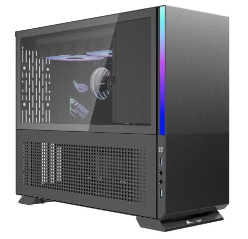 Корпус ALmordor Sparkle 170M Matx Black, без БП, Micro ATX (ALS170MMBK) - Фото 1 Корпус ALmordor Sparkle 170M Matx Black, без БП, Micro ATX (ALS170MMBK) - изображение 1